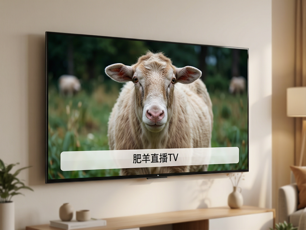 һ��չʾ����ֱ��TV����Դ�������ܵ��������еĳ���ͼ��������һ������ǽ�ϵĴ�ߴ�4KҺ�����ӣ���Ļ����ʾ������������ֱ�����棬�ײ��м��İ�ɫ��͸���˵���������д��