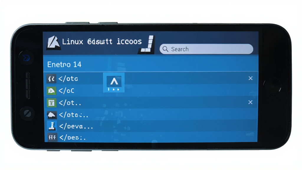 һ����׿�ֻ���Ļ��ʾLinux�����б����棬����Ϊ�ֻ����з��ã������Ϸ�Ϊ�������·�Ϊ�����б����Ű��������������Ϊ��ƽ���Ƽ�����ϸ�ڰ�������ͼ���������򣬻��ʸ���ɾ��޶���Ԫ��