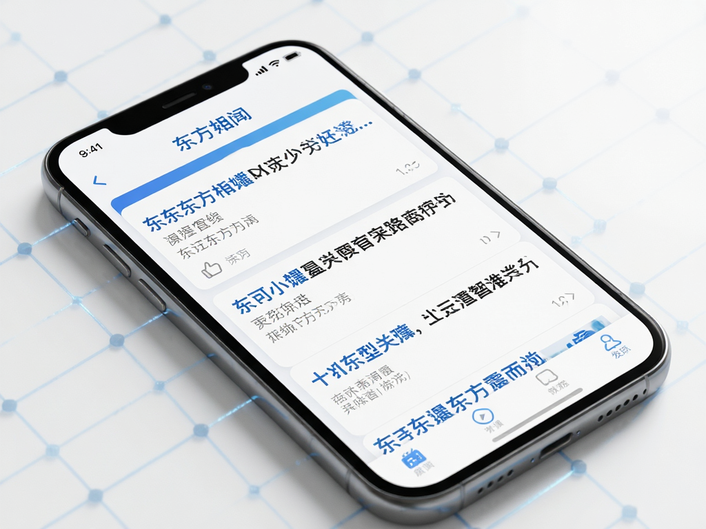 A modern smartphone screen displaying the 