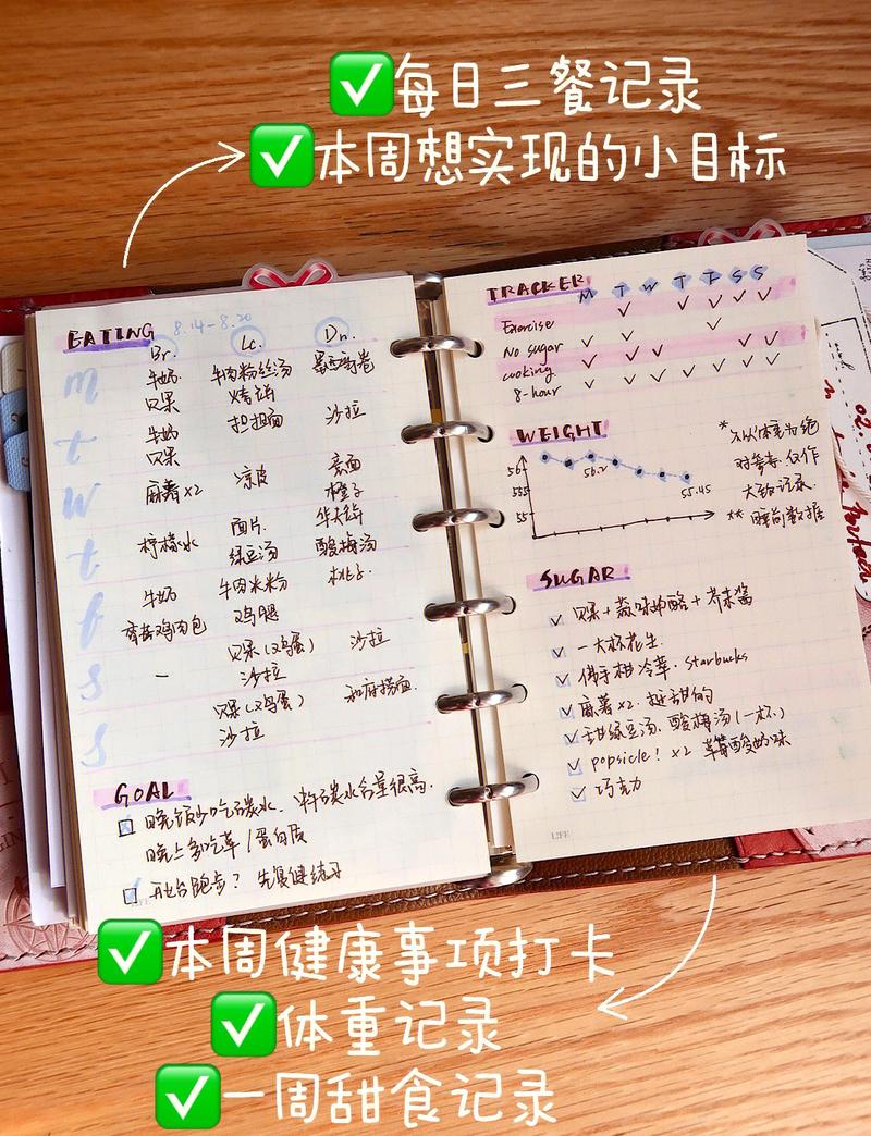 冲和手账 安卓版 健康记录界面