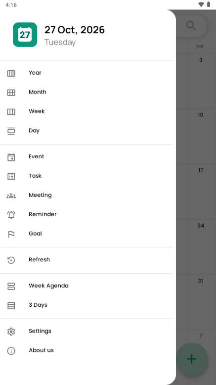 aCalendar Planner22.7 �����ճ̹滮���н�ͼ