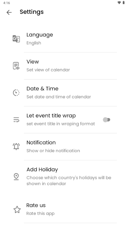 aCalendar Planner22.7 �����ճ̹滮���н�ͼ