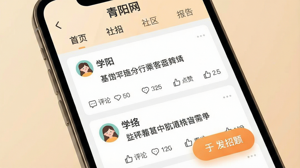 һ�ű�����̳����APP����չʾͼ������Ϊ�ֻ���Ļ�ϵ������б��뷢����ť������Ϊ������鵼�����в����ӿ�Ƭ�����Ű�ͻ���û�ͷ�����ӱ����뻥�����ݣ����Ϊ��ů�׺͵��罻�������棬ϸ�ڰ���������������ʶ������������ť�����۵���ͼ�꣬���ʸ��塢����ɾ����޶���Ԫ��