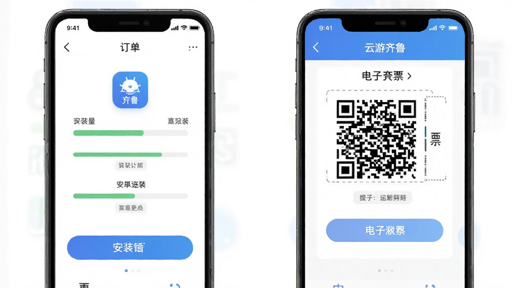 ������³APP��׿�ֻ���װ�����붩��ҳ��չʾͼ������Ϊ�ֻ���Ļ�еİ�װ���������Ʊ��ά�룬�������ҷ������Ű����룬����Լ����ϸ�ڰ�����ť����ʾ���֣����������ɾ��޶���Ԫ��