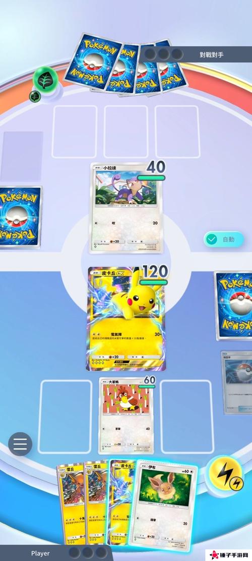 Pokémon 辉卡纪元 安卓版 卡牌对战界面