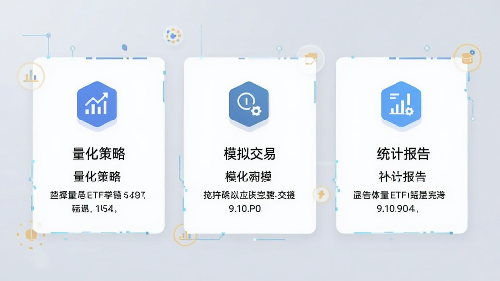ETF��ϱ�����������Ϣͼ������Ϊ���鲢�ſ�Ƭչʾ�������ԡ�ģ�⽻�ס�ͳ�Ʊ��棬���ֺ���ȷ����У��Ű����룬����ƽ���Ƽ��У�ϸ�ڰ���ͼ����������˵�������������ɾ��޶���Ԫ��