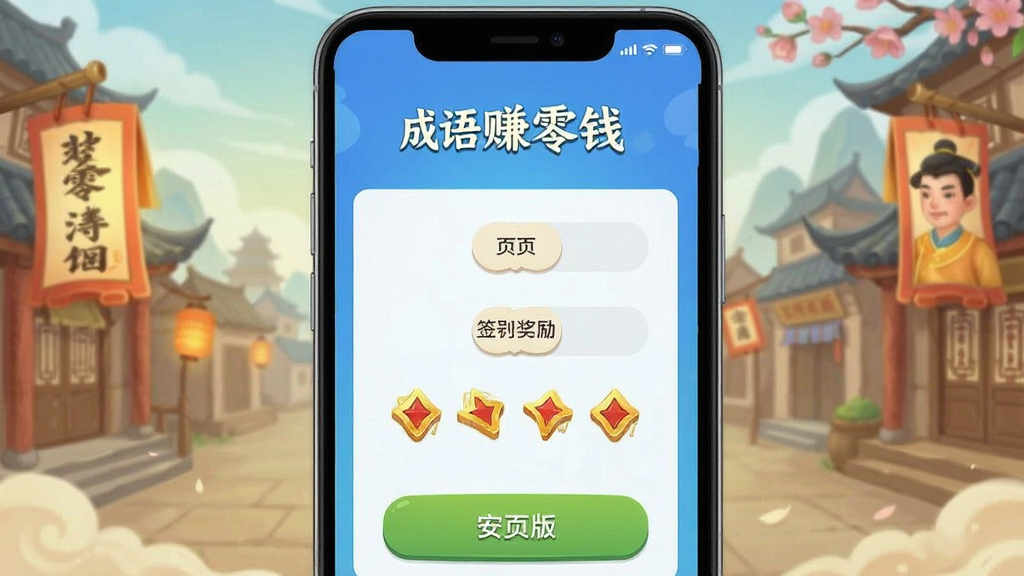 成语赚零钱 安卓版 签到奖励页面预览图