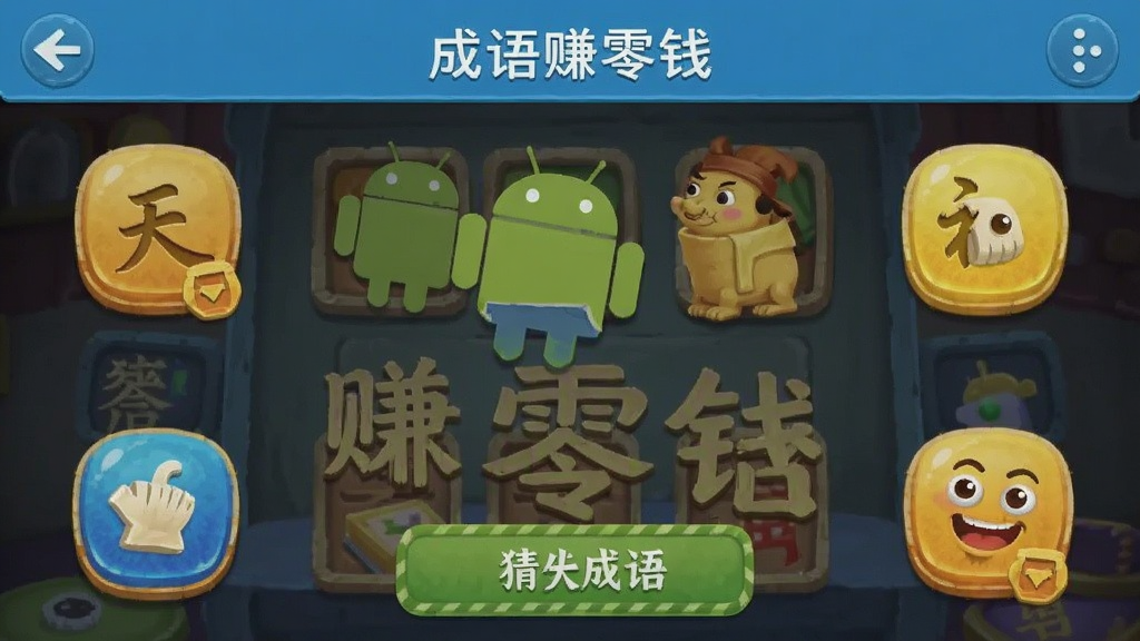 成语赚零钱 安卓版 猜成语答题界面预览图