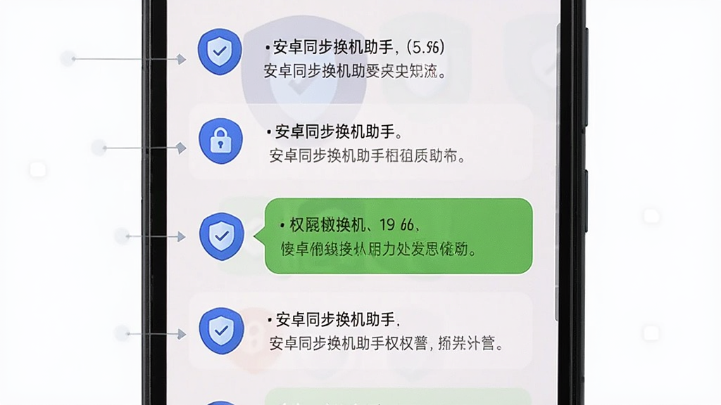 ��׿ͬ����������Ȩ�޿���ҳ�棬����Ϊ�ֻ���ĻչʾȨ��˵���б���ͼ�꣬����Ϊ�������չʾ���Ű���Ŀ���������Ϊ�����Ϣͼ��ϸ�ڰ������ư�ȫͼ��������˵���򣬻��������ɾ��޶���Ԫ��