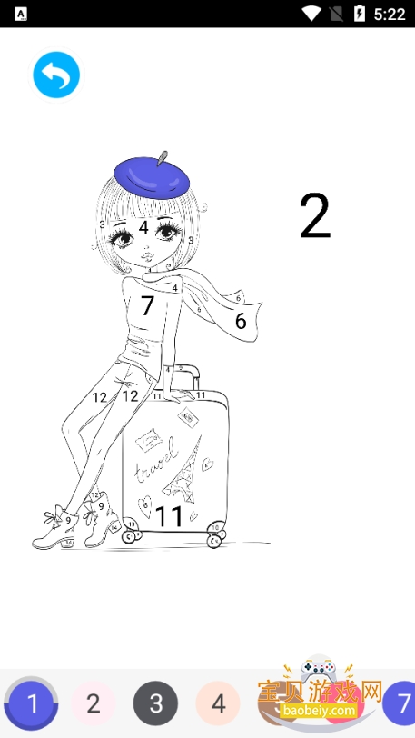 Cute girl coloring books������ɫ��Ϸ