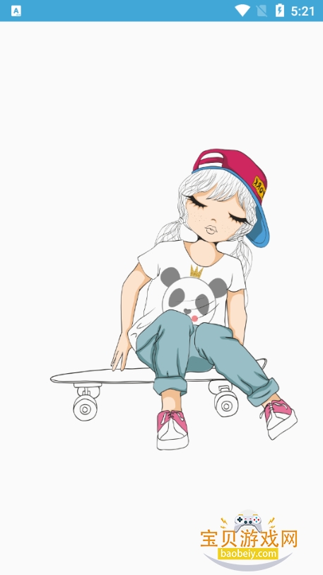 Cute girl coloring books������ɫ��Ϸ��ͼ2