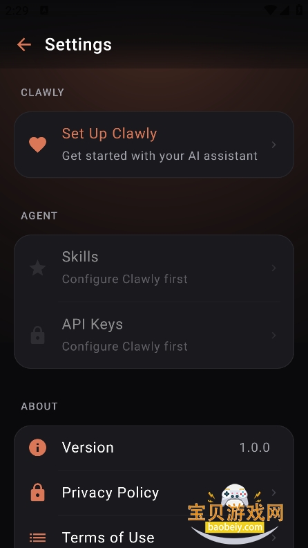 Clawly���ز���ٷ���������v1.0.1�ֻ����ͼ2.