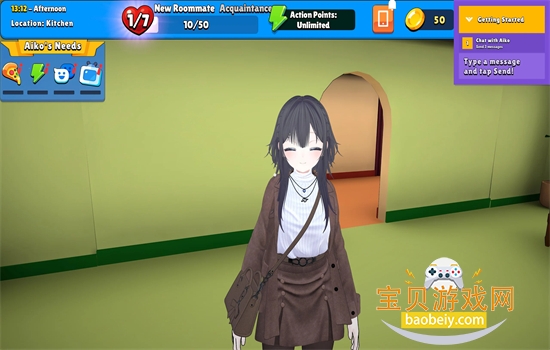 AIŮ������ģ����(AIKO: AI Girlfriend 3D Life)�ֻ���v0.10.60 ��׿���ͼ1.