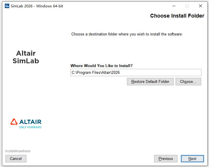Altair SimLa2026���ļ����