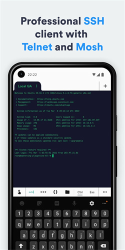 Termius����v6.2.1 ��׿���SSH��SFTP�ͻ����ֻ�Զ�̷������������н�ͼ