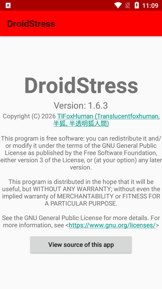 DroidStressv1.6.3�豸���ܼ���������н�ͼ