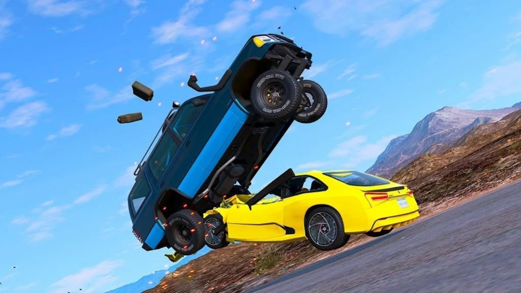 碰撞世界(Crash World) 游戏画面 赛车碰撞物理效果