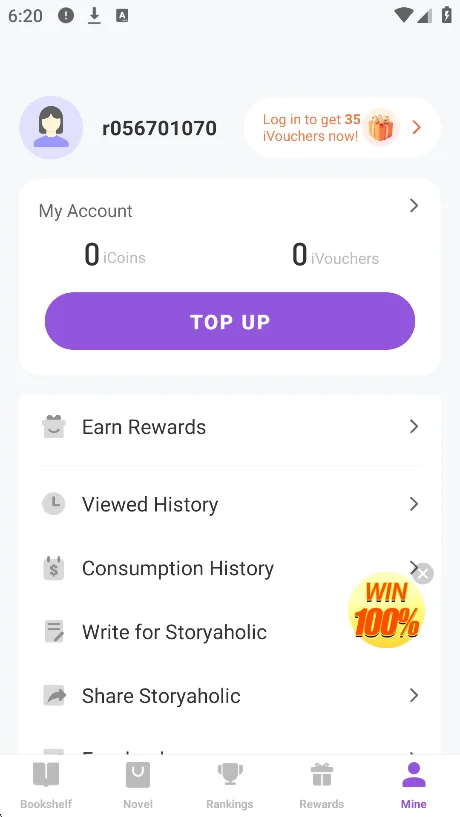 StoryaholicС˵app���°����ؽ�ͼ0