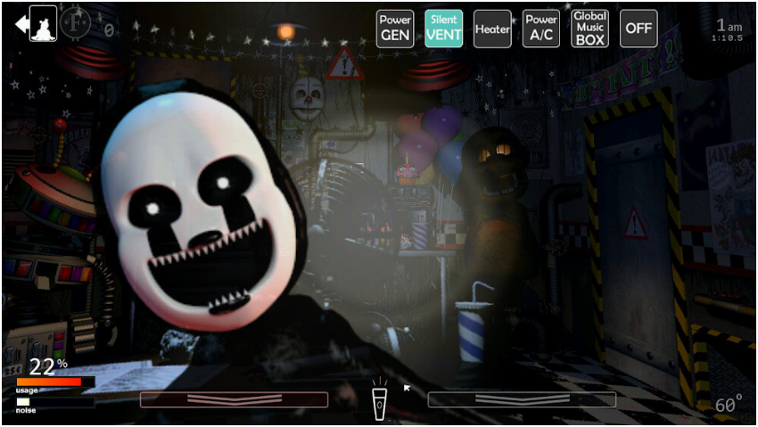 终极定制夜(Ultimate Custom Night) 游戏场景 监控画面