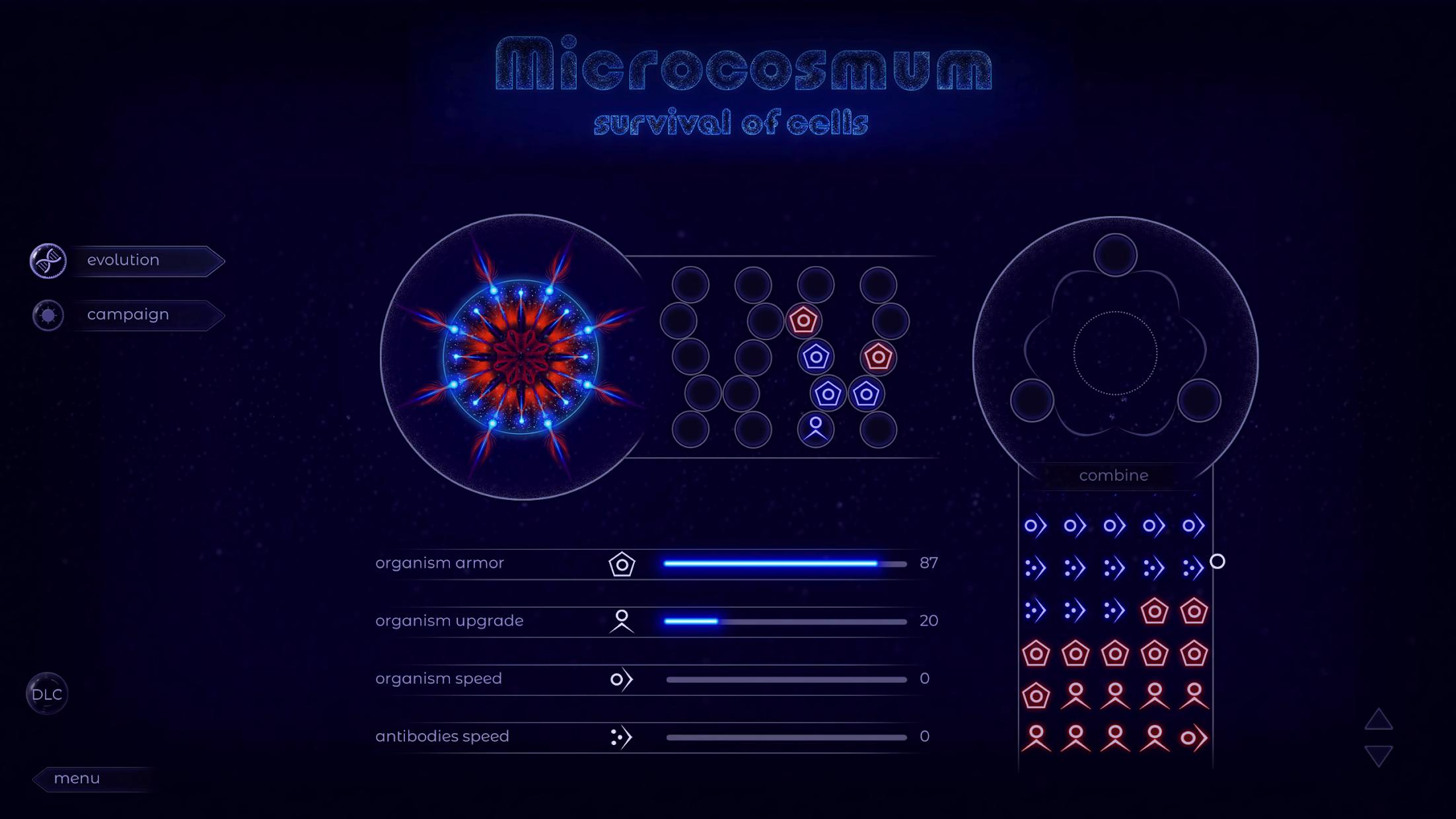 ϸ������ս(Microcosmum: survival of cells) ϸ���ɳ����� ��ͼ̽��