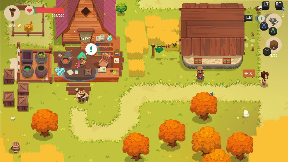 月勤人(Moonlighter) 像素风格 游戏截图 白天经营夜晚冒险