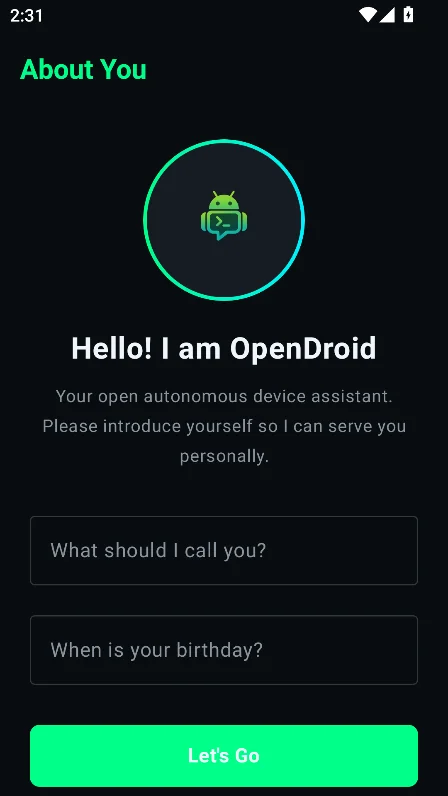 OpenDroid ai�����������°�v1.0.1�ٷ������н�ͼ