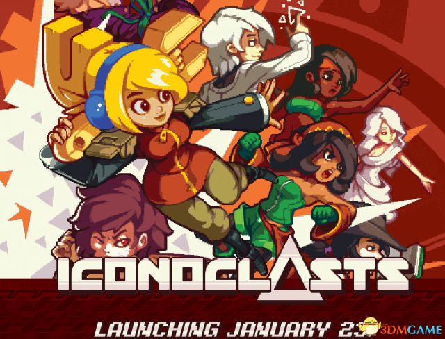 启示(Iconoclasts) 游戏截图 像素风格