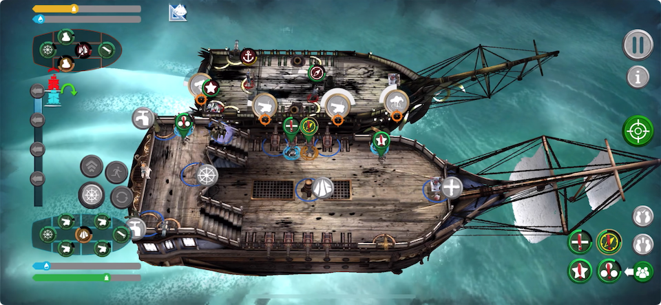 Abandon Ship 新手教程画面