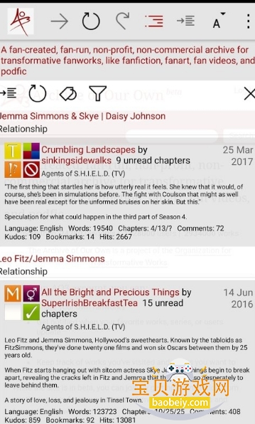 ao3�Ķ���(Fanfiction Reader for AO3)