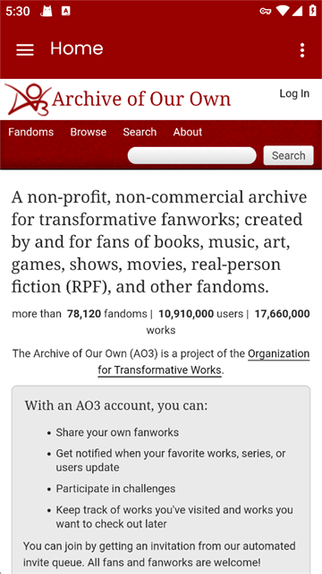 ao3�Ķ���(Fanfiction Reader for AO3)3.1.0 ��׿�����н�ͼ
