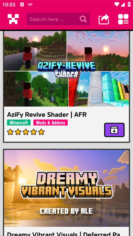 �ҵ������Ӱ���ʰ�(Shader Mod)���°汾����v1.9.76 ��׿�����н�ͼ