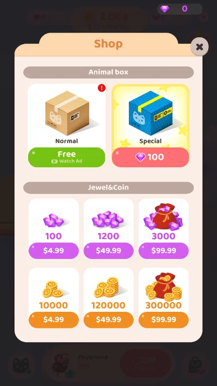 ����֮����Ϸ��Ѱ�(Animal Friends)v0.0.2���°����н�ͼ