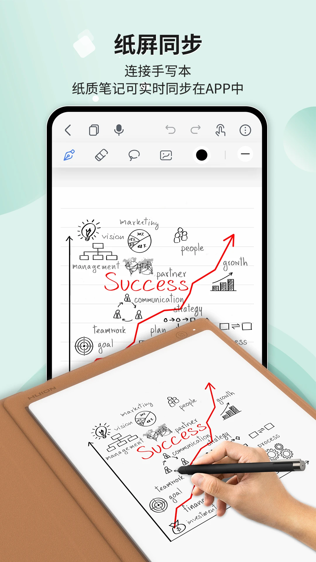 Huion Note���°�׿��v2.2.2 �ֻ������н�ͼ