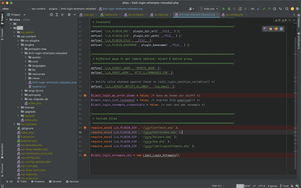JetBrains PhpStorm 2021最新版 调试工具 界面