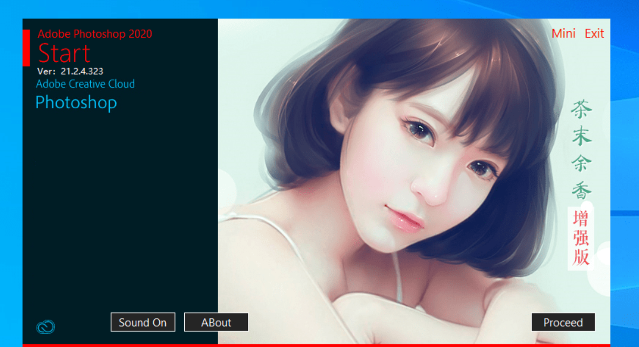 Photoshop 2021��ĩ������ǿ�� �˾�Ч�� ������ʾ