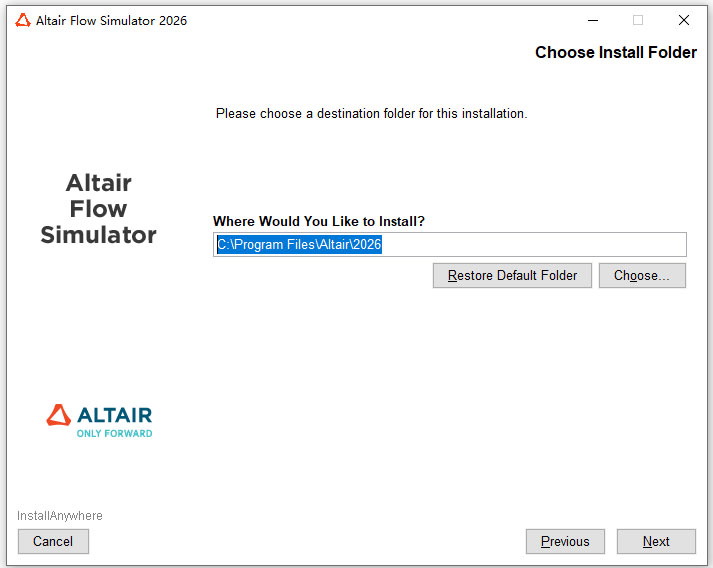 Altair Flow Simulator 2026���ļ���� ��������
