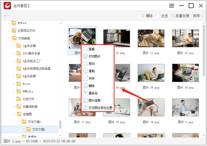 金舟看图王 图片查看 软件界面