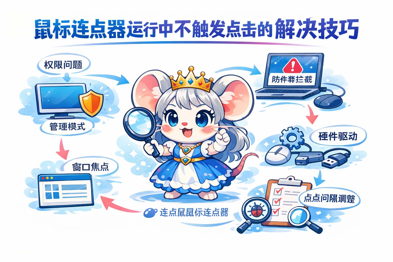 极速鼠标连点器 无法使用 故障解决