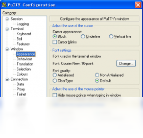 PuTTY0.81 �ն����ӹ������н�ͼ