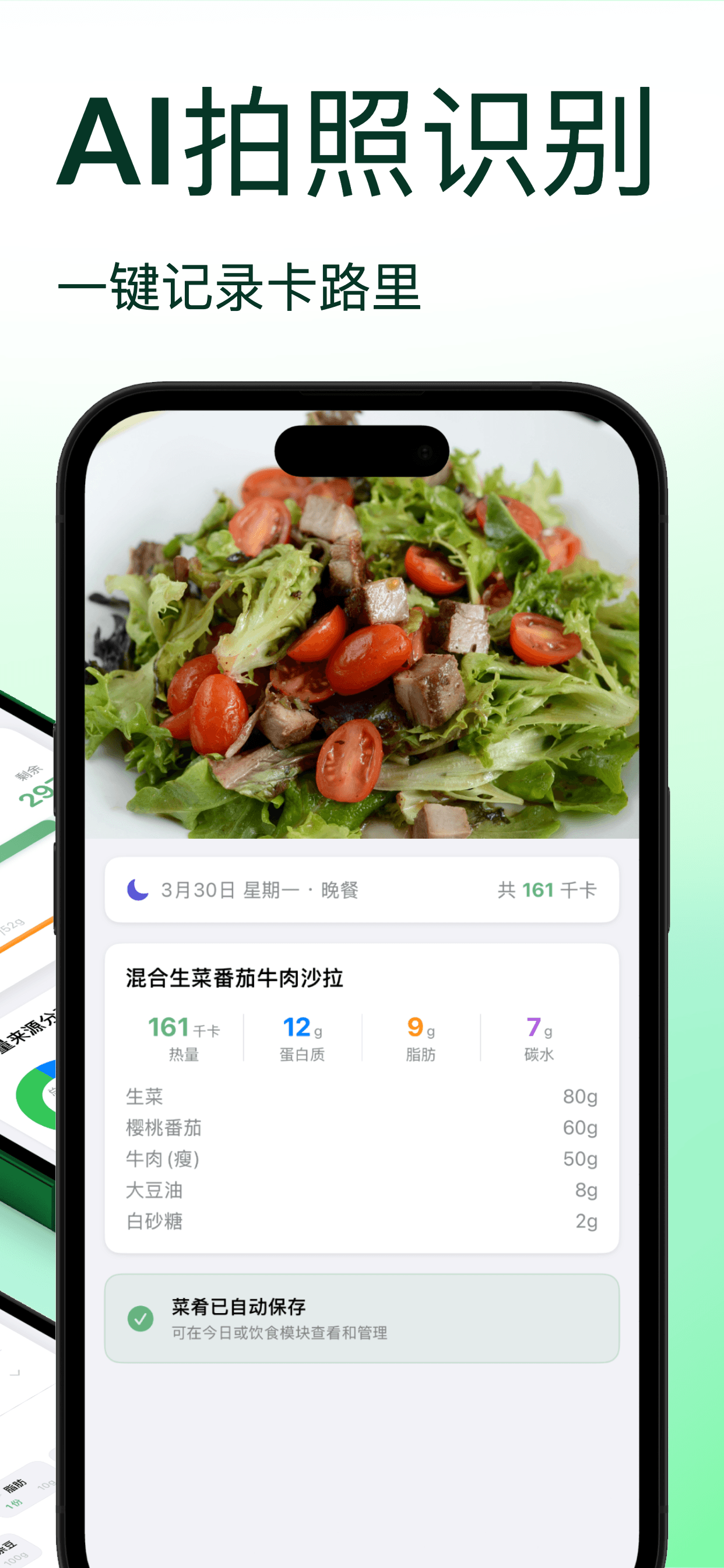 记一餐-拍照识别热量 卡路里计算