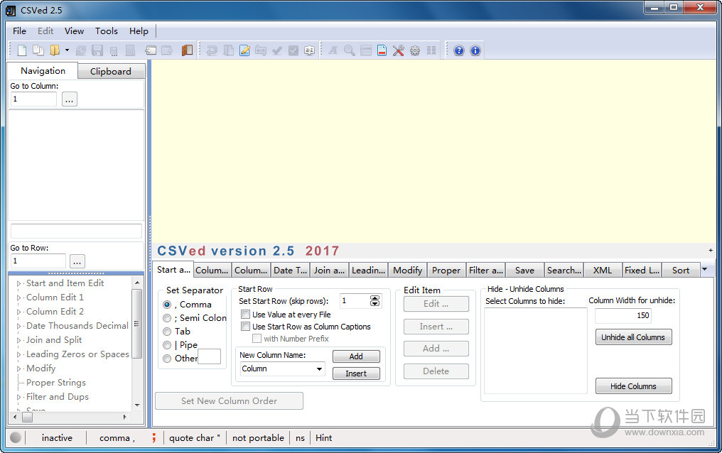 CSVed ����༭���ܽ���