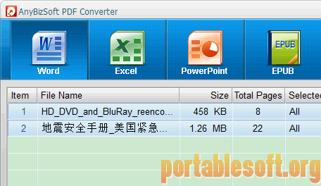 AnyBizSoft PDF to Word ������������