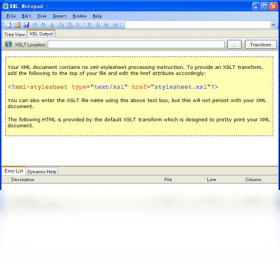 Microsoft XML Notepad �����ĵ��̳�