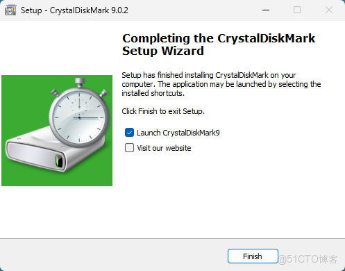 CrystalDiskMark 安装向导 绿色版运行
