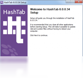 Hashtab4.2.0 �ļ�У�鹤�����н�ͼ