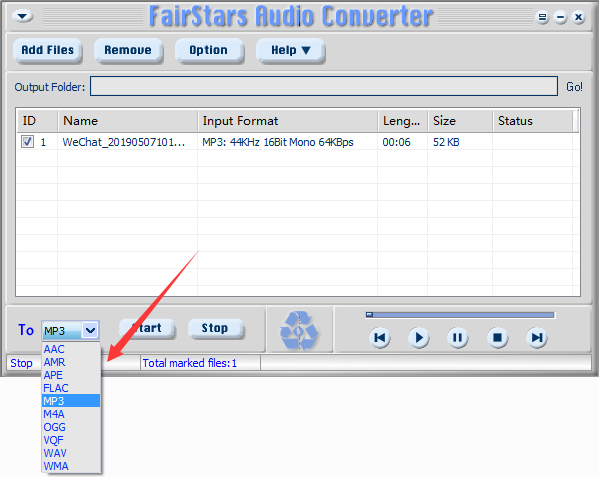 FairStars Audio Converter Pro ��Ƶת�����߽���