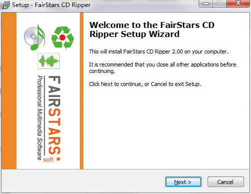 FairStars CD Ripper ֧����Ƶ��ʽ�б�