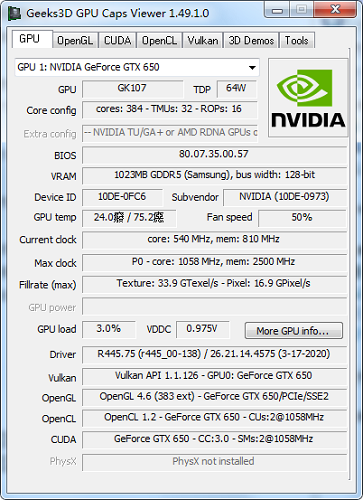 �Կ����GPUCapsViewer ���Խ������ ���ܶԱ� �����汾
