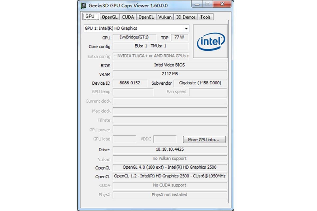 �Կ����GPUCapsViewer �Կ���Ϣ