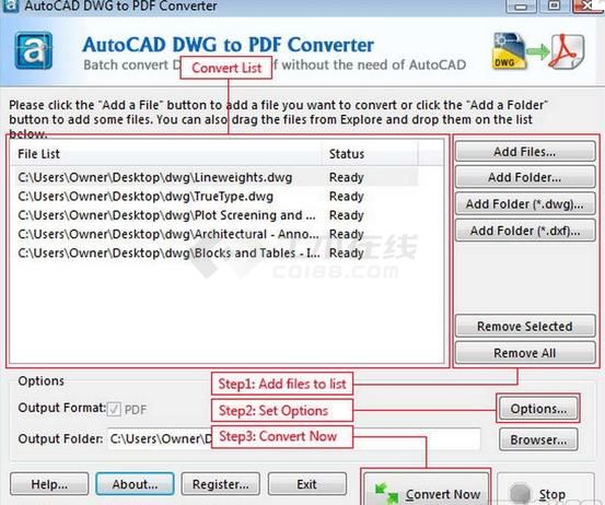 AutoCAD DWG to PDF Converter 图纸转换